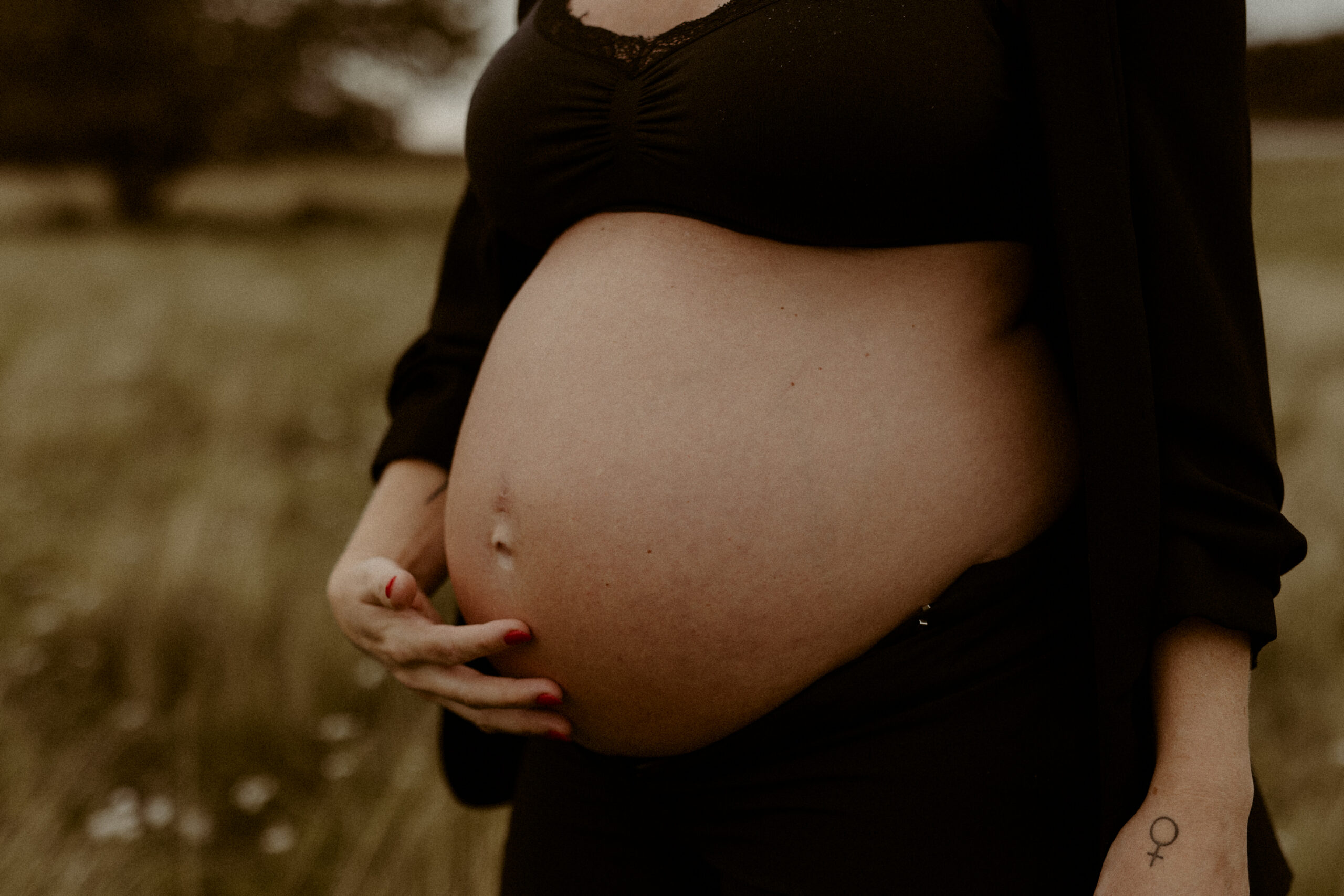 en mamma smeker sin gravidmage